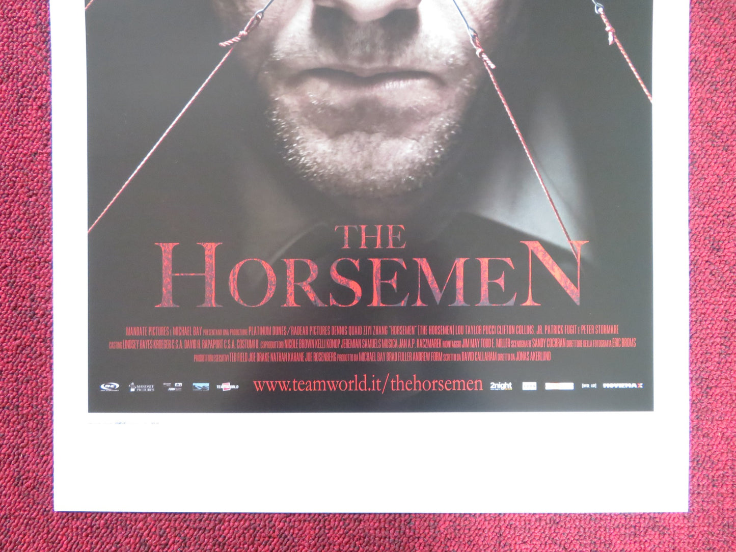 THE HORSEMEN ITALIAN LOCANDINA POSTER DENNIS QUAID ZIYI ZHANG 2009