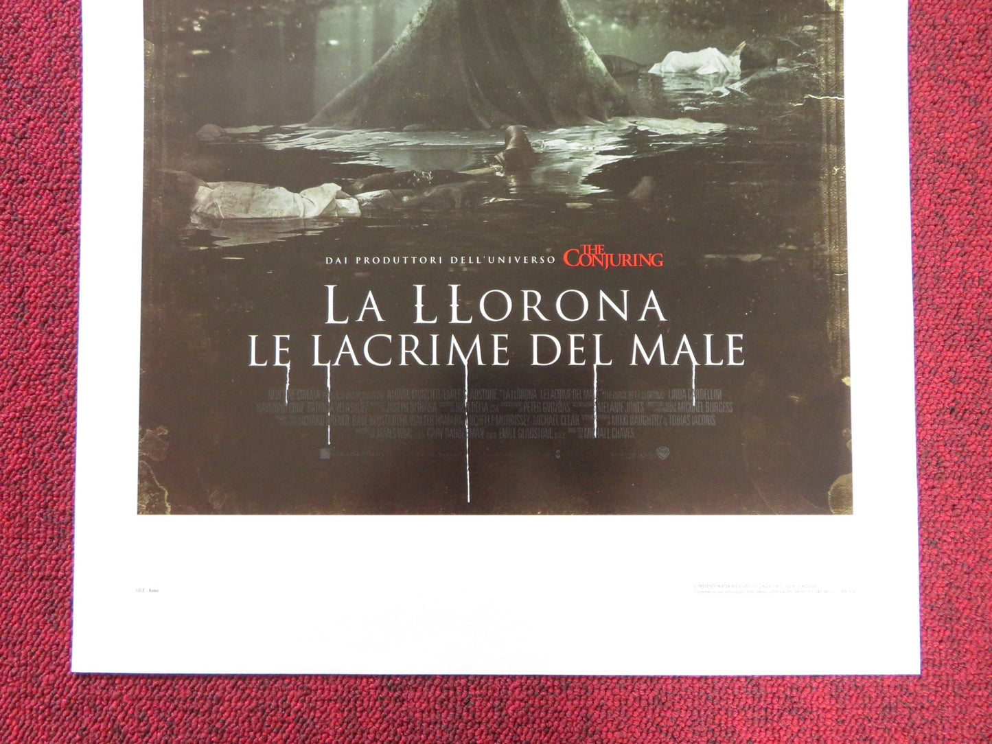 THE CURSE OF LA LLORONA ITALIAN LOCANDINA POSTER LINDA CARDELLINI 2019