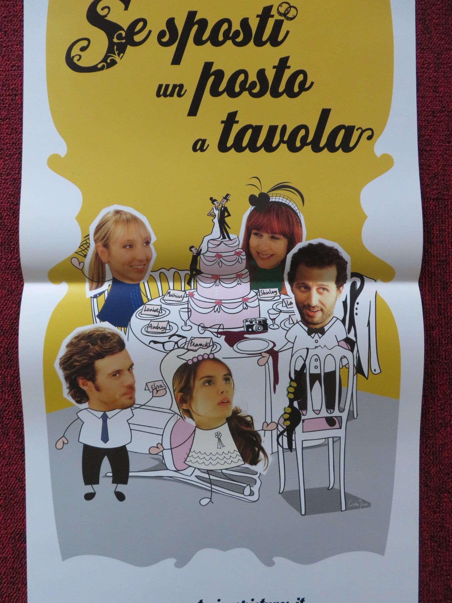 SE SPOSTI UN POSTO A TAVOLA ITALIAN LOCANDINA POSTER ELSA ZYLBERSTEIN 2012