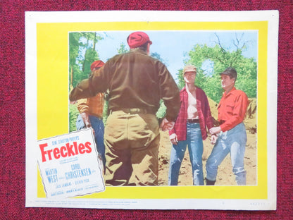 FRECKLES US LOBBY CARD FULL SET MARTIN WEST CAROL CHRISTENSEN 1960