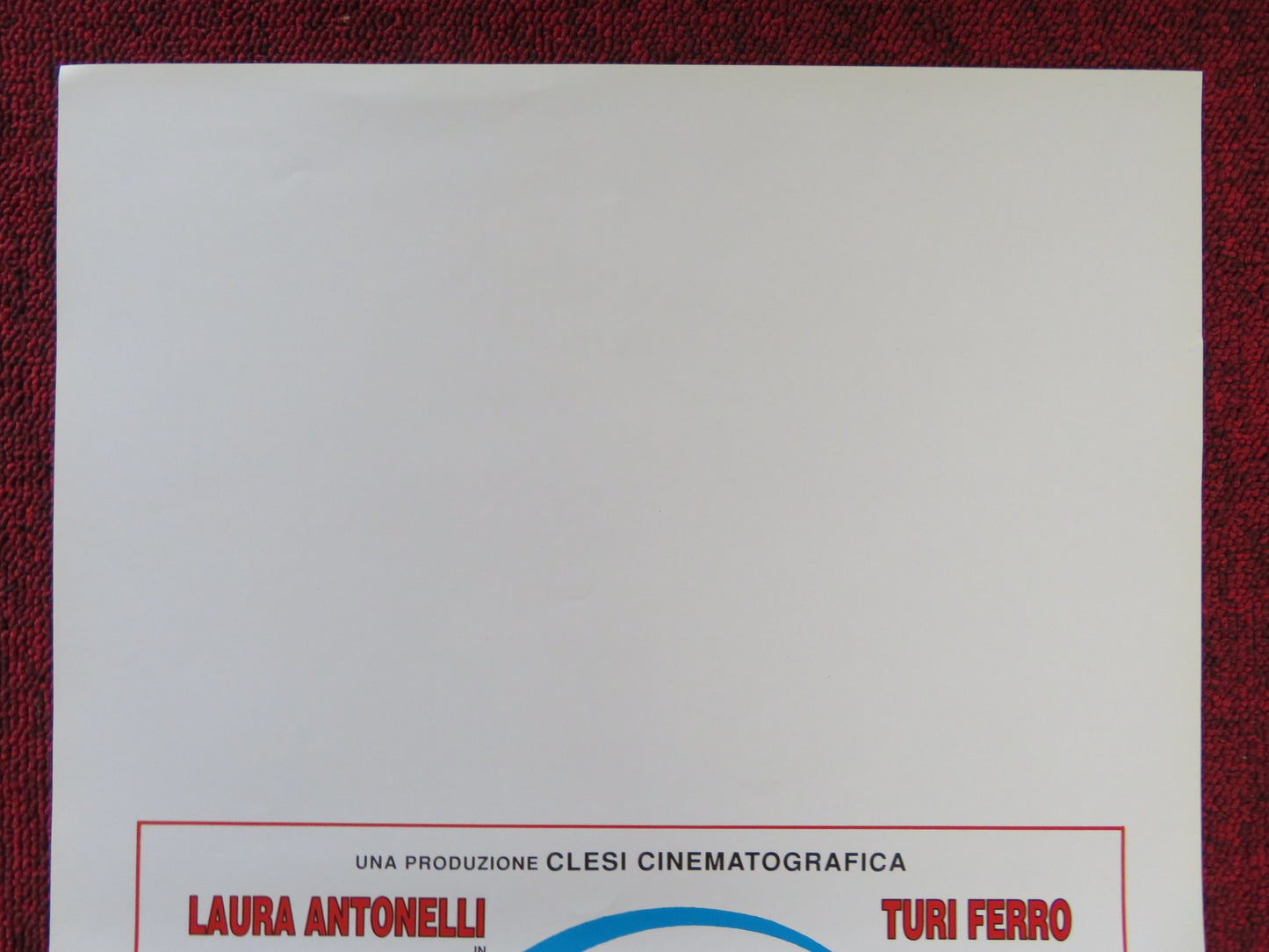 MALIZIA 2000 ITALIAN LOCANDINA POSTER LAURA ANTONELLI TURI FERRO 1991