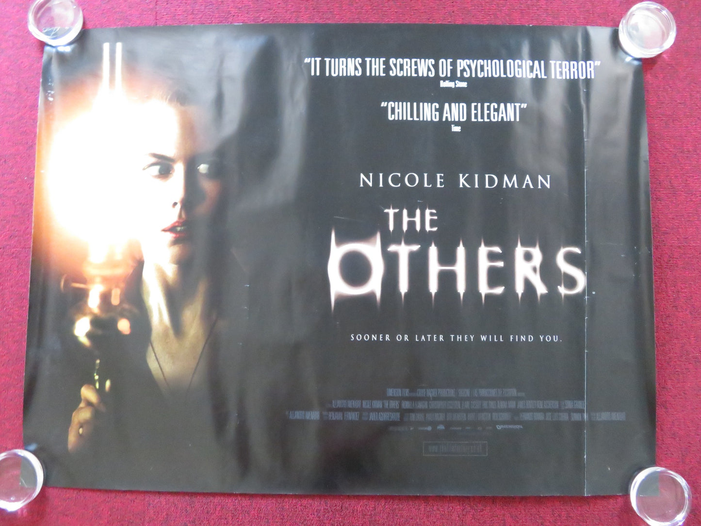 THE OTHERS UK QUAD (30"x 40") ROLLED POSTER NICOLE KIDMAN C. ECCLESTON 2001