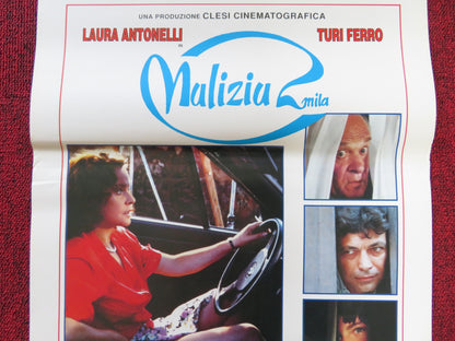 MALIZIA 2000 ITALIAN LOCANDINA POSTER LAURA ANTONELLI TURI FERRO 1991