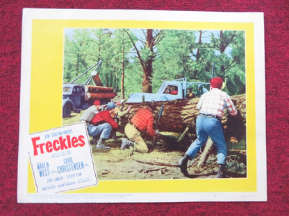 FRECKLES US LOBBY CARD FULL SET MARTIN WEST CAROL CHRISTENSEN 1960