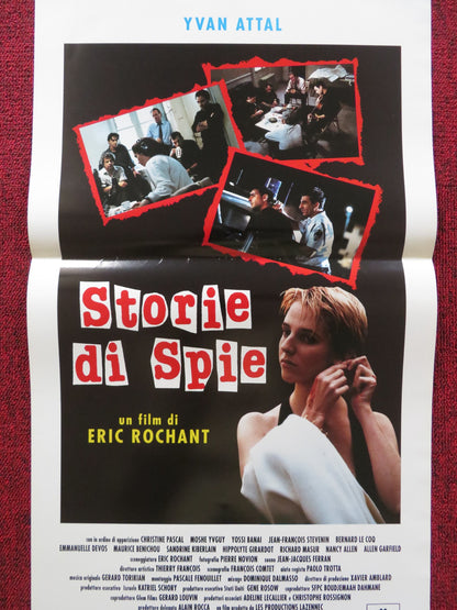 STORIE DI SPIE ITALIAN LOCANDINA POSTER YVAN ATTAL CHRISTINE PASCAL 1994