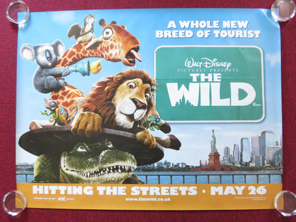 THE WILD UK QUAD (30"x 40") ROLLED POSTER DISNEY KIEFER SUTHERLAND 2006