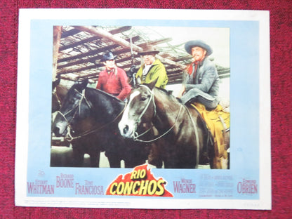 RIO CONCHOS US LOBBY CARD FULL SET RICHARD BOONE STUART WHITMAN 1964