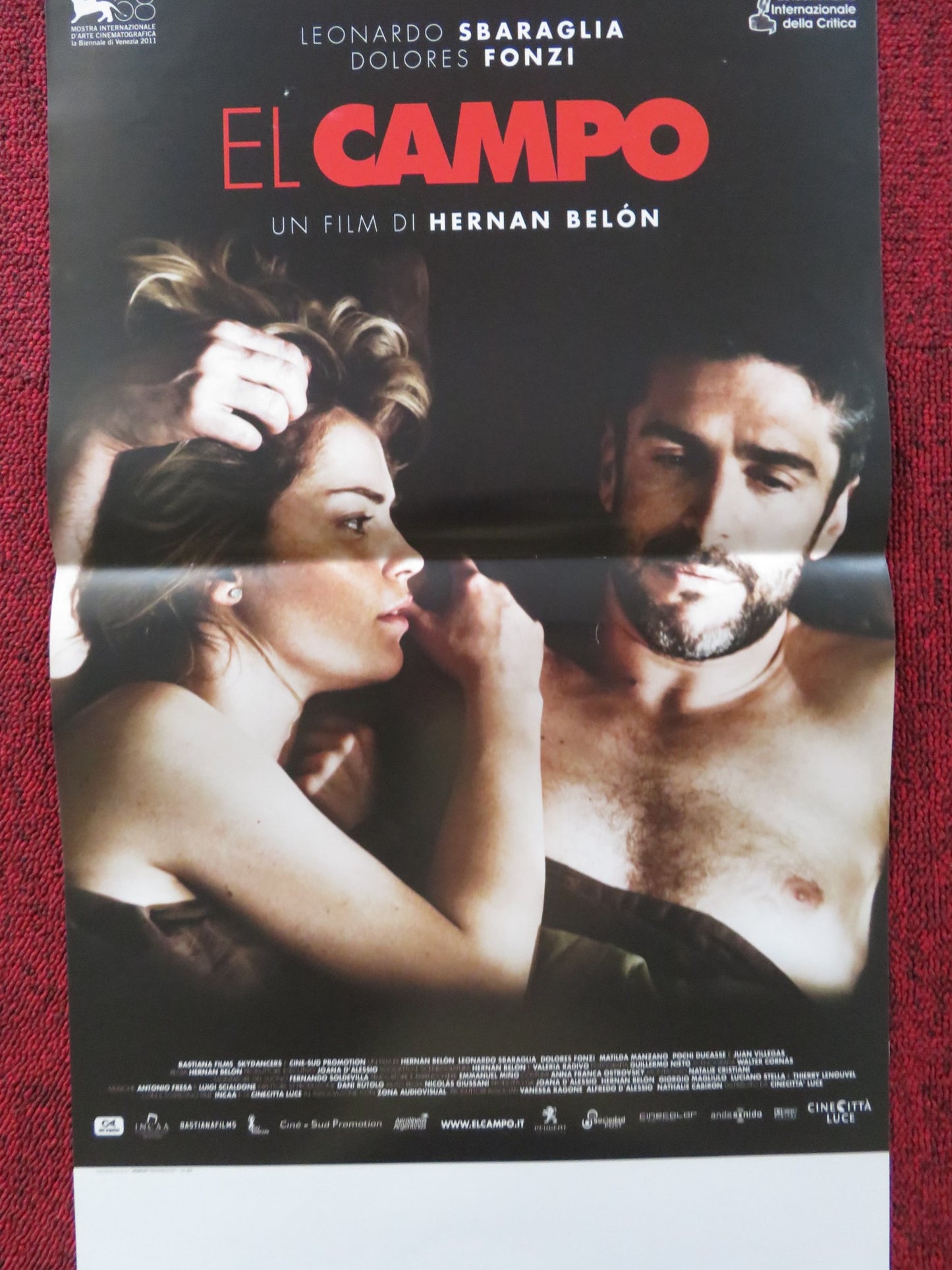 EL CAMPO ITALIAN LOCANDINA POSTER LEONARDO SBARAGLIA DOLORES FONZI 2011