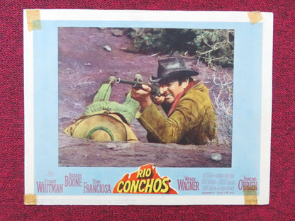 RIO CONCHOS US LOBBY CARD FULL SET RICHARD BOONE STUART WHITMAN 1964