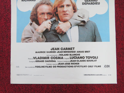 THE FUGITIVES ITALIAN LOCANDINA POSTER PIERRE RICHARD GERARD DEPARDIEU 1986