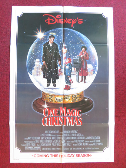 ONE MAGIC CHRISTMAS FOLDED US ONE SHEET POSTER DISNEY MARY STEENBURGEN 1985