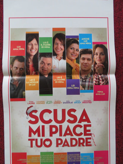 SCUSA MI PIACE TUO PADRE ITALIAN LOCANDINA POSTER HUGH LAURIE KEENER 2011