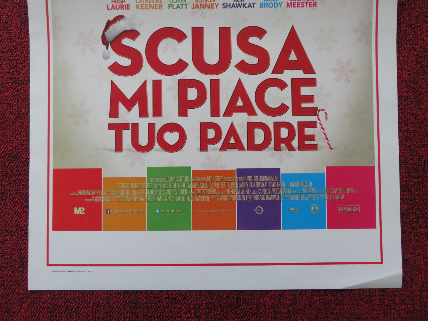 SCUSA MI PIACE TUO PADRE ITALIAN LOCANDINA POSTER HUGH LAURIE KEENER 2011