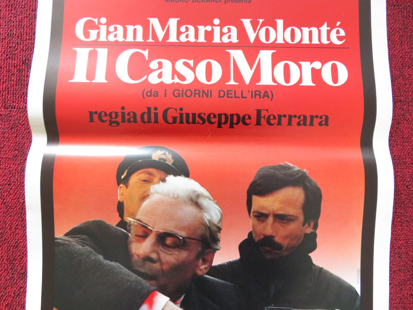 IL CASO MORO ITALIAN LOCANDINA POSTER GIAM MARIA VOLONTE 1986