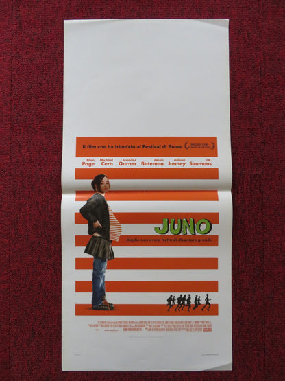 JUNO ITALIAN LOCANDINA POSTER ELLIOT PAGE MICHAEL CERA 2007