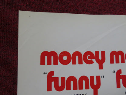 MONEY MONEY MONEY FOLDED US ONE SHEET POSTER LINO VENTURA JACQUES BREL 1973