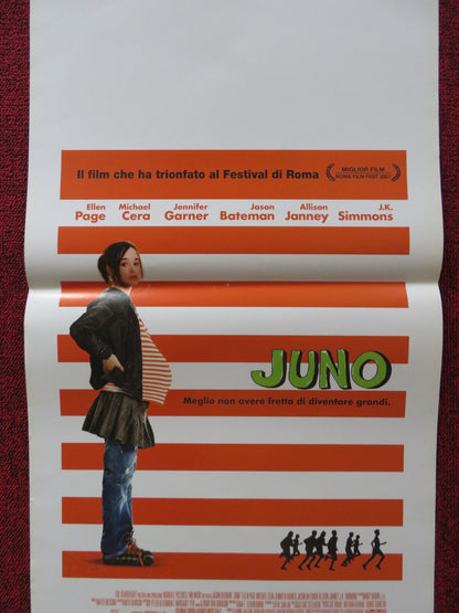 JUNO ITALIAN LOCANDINA POSTER ELLIOT PAGE MICHAEL CERA 2007