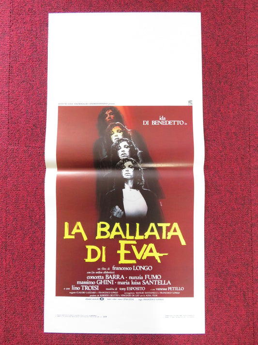 LA BALLATA DI EVA ITALIAN LOCANDINA POSTER IDA DI BENEDETTO 1985