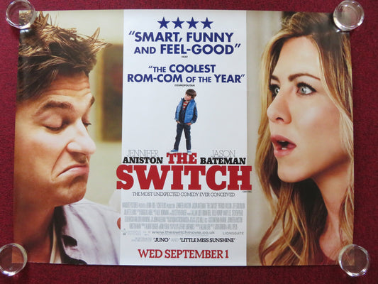 THE SWITCH UK QUAD (30"x 40") ROLLED POSTER JASON BATEMAN JENNIFER ANISTON 2010