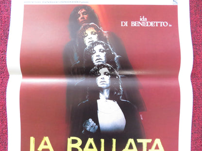 LA BALLATA DI EVA ITALIAN LOCANDINA POSTER IDA DI BENEDETTO 1985