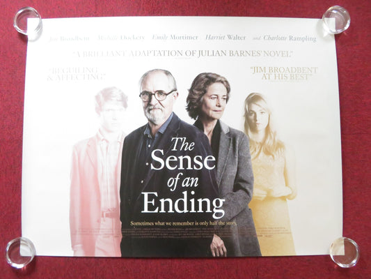 THE SENSE OF AN ENDING- B UK QUAD ROLLED POSTER JIM BROADBENT C. RAMPLING 2017