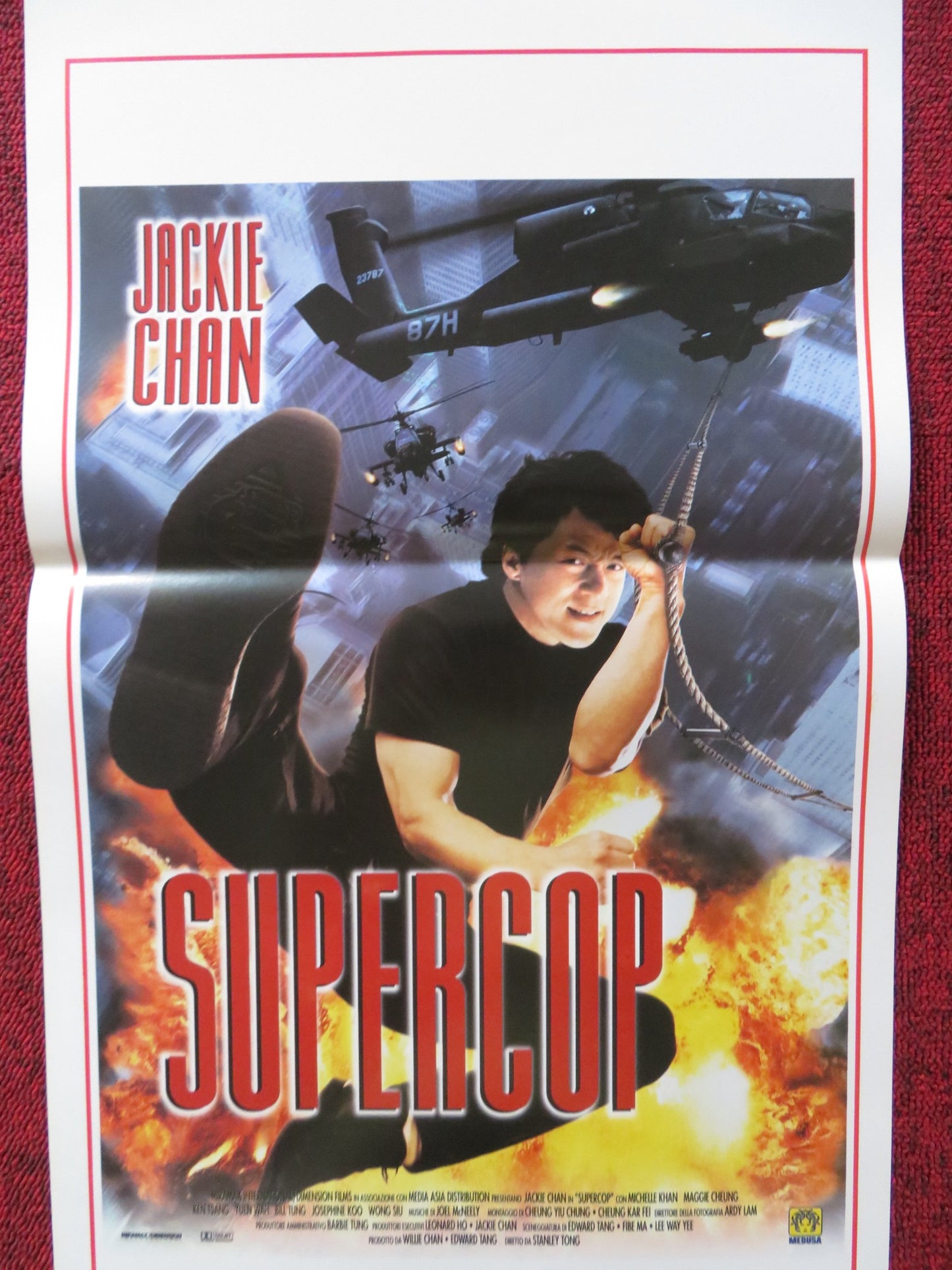 SUPERCOP ITALIAN LOCANDINA POSTER JACKIE CHAN MICHELLE YEOH 1997