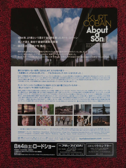 KURT COBAIN ABOUT A SON JAPANESE CHIRASHI (B5) POSTER KURT COBAIN LOVE 2006