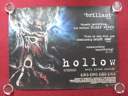 HOLLOW - SIGNED UK QUAD ROLLED POSTER EMILY PLUMTREE SAM STOCKMAN 2011