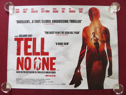 TELL NO ONE UK QUAD (30"x 40") ROLLED POSTER FRANCOIS CLUZET MARIE- J CROZE 2006