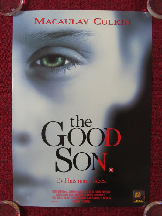 THE GOOD SON VHS POSTER MACAULAY CULKIN ELIJAH WOOD 1993