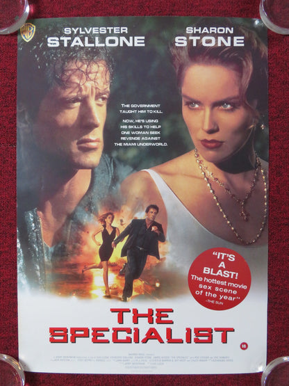 THE SPECIALIST VHS POSTER SYLVESTER STALLONE SHARON STONE 1994