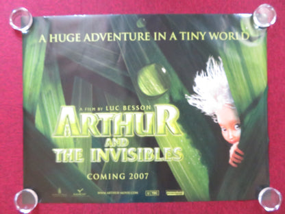 ARTHUR AND THE INVISIBLES UK QUAD (30"x 40") ROLLED POSTER FREDDIE HIGHMORE 2006