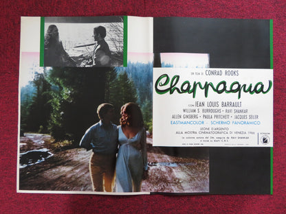 CHAPPAQUA - F ITALIAN FOTOBUSTA POSTER CONRAD ROOKS JEAN LOUIS BARRAULT 1968