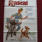 RASCAL FOLDED US ONE SHEET POSTER DISNEY STEVE FORREST BILL MUMY 1969