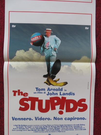 THE STUPIDS ITALIAN LOCANDINA POSTER JOHN LANDIS TOM ARNOLD 1996