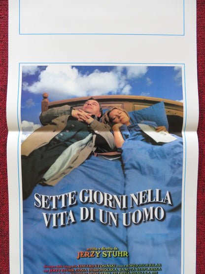 SETTE GIORNI NELLA VITA DI UN UOMO ITALIAN LOCANDINA POSTER JERZY STUHR 2000