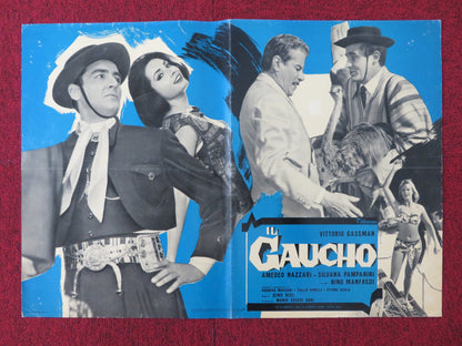 IL GAUCHO ITALIAN FOTOBUSTA POSTER VITTORIO GASSMAN AMEDEO NAZZARI 1964