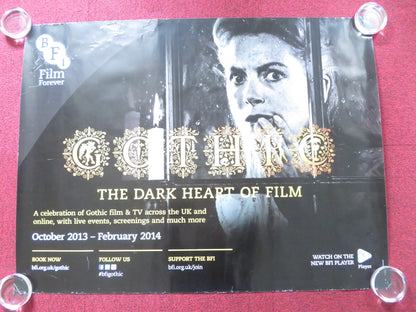 GOTHIC - THE DARK HEART OF FILM UK QUAD (30"x 40") ROLLED POSTER BFI 2013