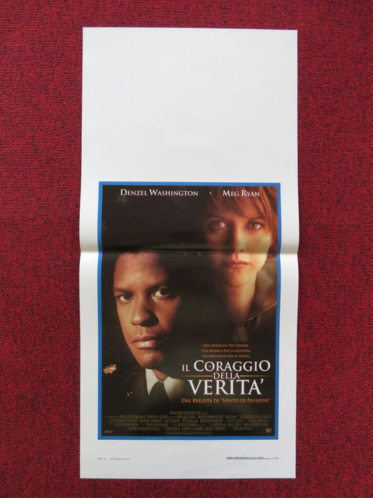 COURAGE UNDER FIRE ITALIAN LOCANDINA POSTER DEZEL WASHINGTON MEG RYAN 1997