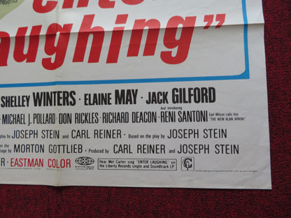 ENTER LAUGHING FOLDED US ONE SHEET POSTER JOSE FERRER SHELLEY WINTERS 1967