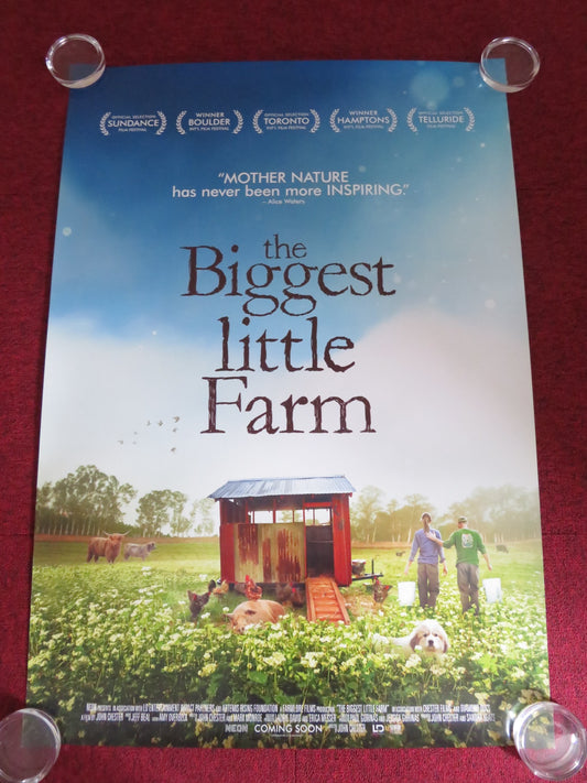 THE BIGGEST LITTLE FARM US ONE SHEET ROLLED POSTER JOHN CHESTER CHESTER 2018