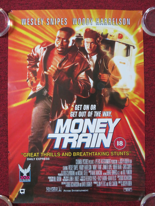 MONEY TRAIN VHS POSTER WESLEY SNIPES WOODY HARRELSON 1995