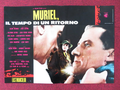 MURIEL - H ITALIAN FOTOBUSTA POSTER DELPHINE SEYRIG JEAN-PIERRE KERIEN 1963