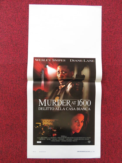 MURDER AT 1600 ITALIAN LOCANDINA POSTER WESLEY SNIPES DIANE LANE 1997