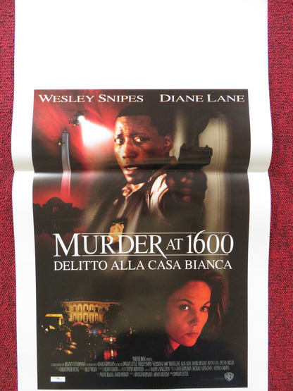 MURDER AT 1600 ITALIAN LOCANDINA POSTER WESLEY SNIPES DIANE LANE 1997