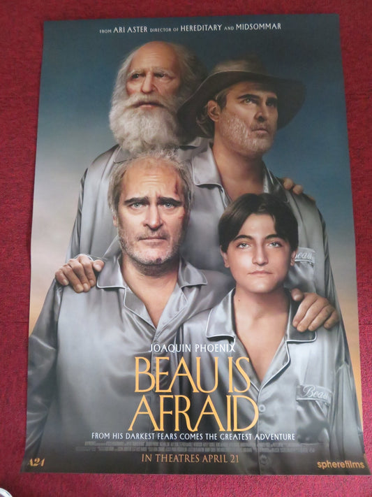 BEAU IS AFRAID - B US ONE SHEET ROLLED POSTER JOAQUIN PHOENIX PATTI LUPONE 2023