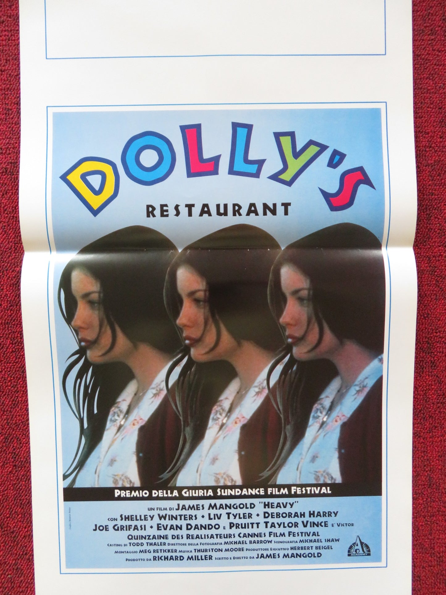 DOLLY'S RESTAURANT / HEAVY ITALIAN LOCANDINA POSTER SHELLEY WINTERS L TYLER 1996