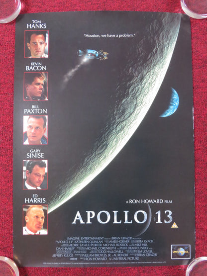 APOLLO 13 VHS POSTER TOM HANKS KEVIN BACON 1995