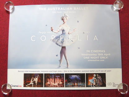 THE AUSTRALIAN BALLET: COPPELIA UK QUAD (30"x 40") ROLLED POSTER VAN PRAAG 2017