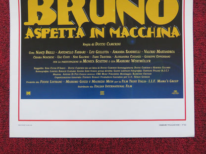 BRUNO ASPETTA IN MACCHINA ITALIAN LOCANDINA POSTER NANCY BRILLI A. FASSARI 1996